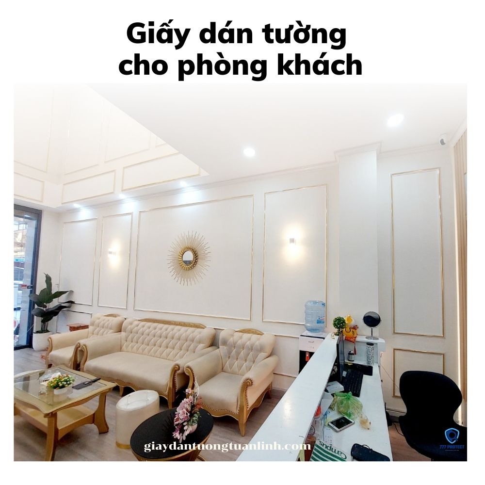 giấy dán tường cho phòng khách