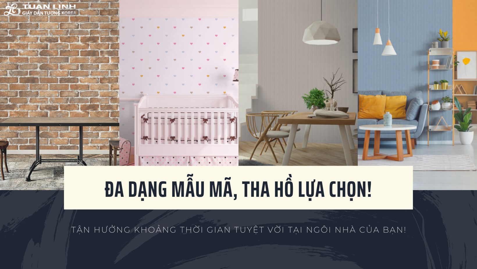 Mẫu giấy dán tường tại Tuấn Linh
